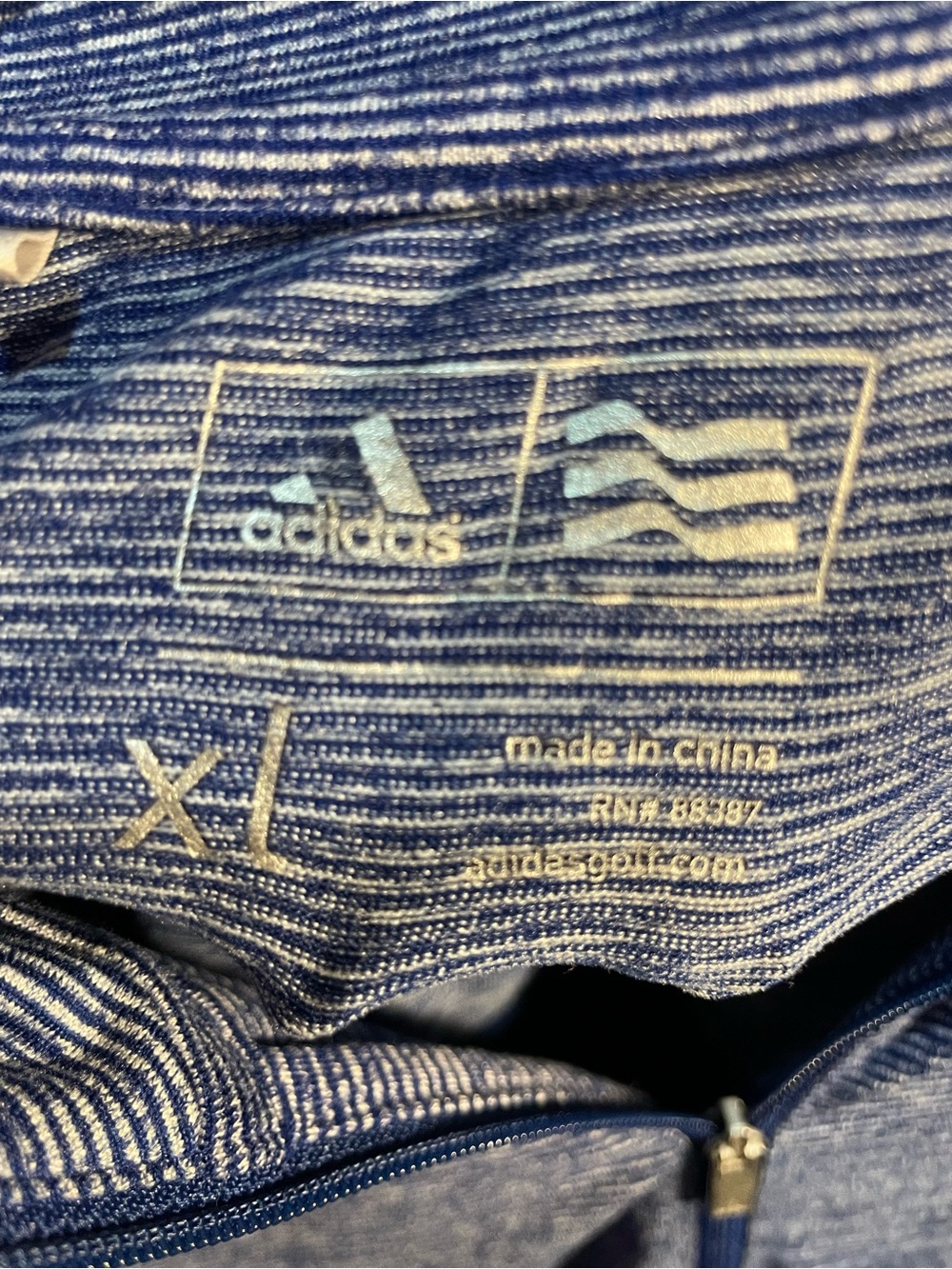 adidas Men’s Blue Striped Jeans